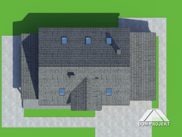 Rzut projektu zawoja duża dw 13 - Sytuacja