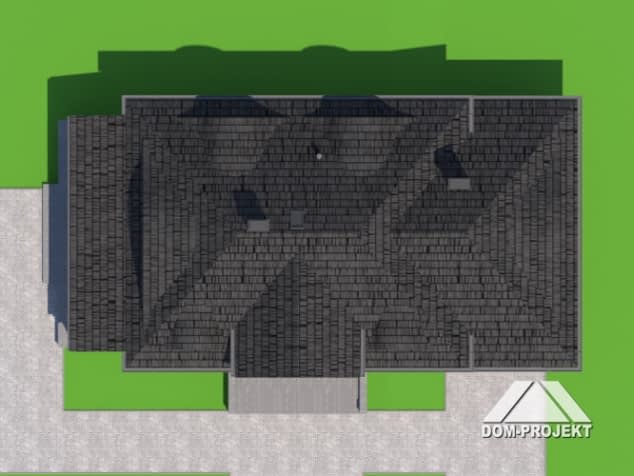 Rzut projektu chmielniki małe dw 65 - Sytuacja