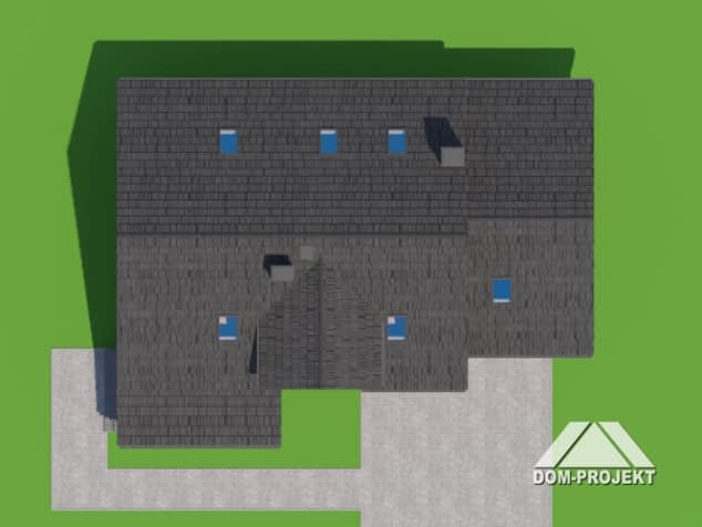 Rzut projektu osiek 86 dw - Sytuacja