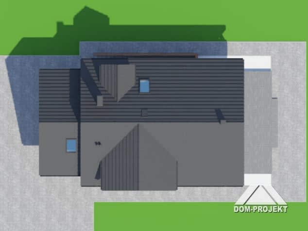 Rzut projektu oleśnica 19 - Sytuacja