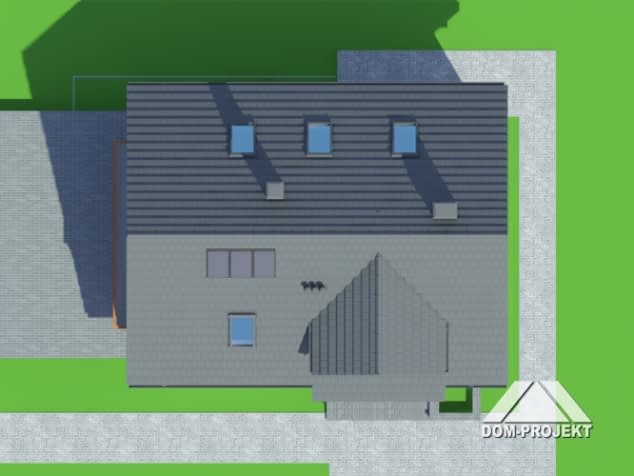 Rzut projektu olesno 3xm - Sytuacja