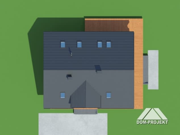 Rzut projektu świdnica 35x dws - Sytuacja