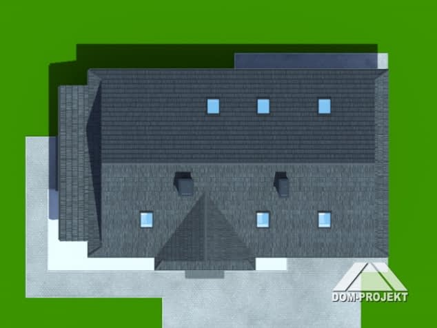 Rzut projektu zawoja dw 15 - Sytuacja