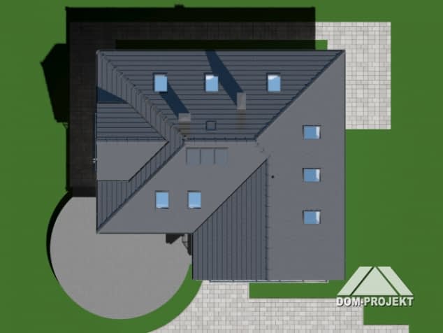 Rzut projektu sławków mały m5 - Sytuacja