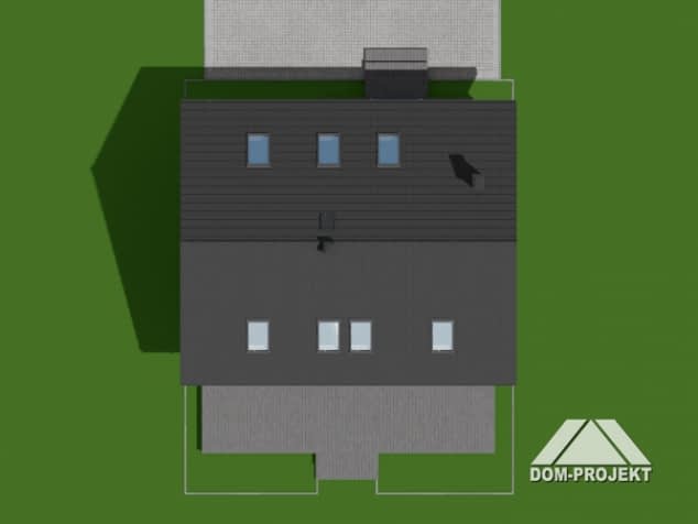 Rzut projektu tomaszów 35 - Sytuacja