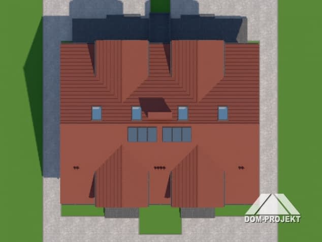 Rzut projektu piaskowo 3 ab - Sytuacja