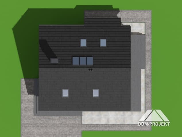 Rzut projektu świdnica mała dw 43 - Sytuacja