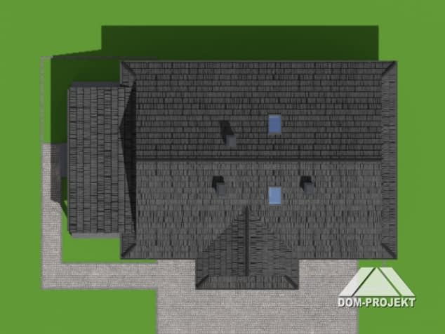 Rzut projektu zawoja 45 dws - Sytuacja