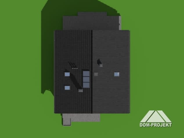 Rzut projektu grochowice 1dw - Sytuacja