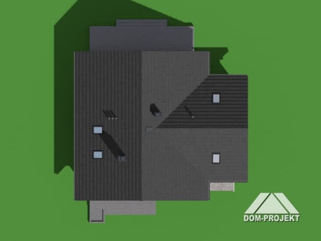 Rzut projektu grochowice 1 gdw - Sytuacja