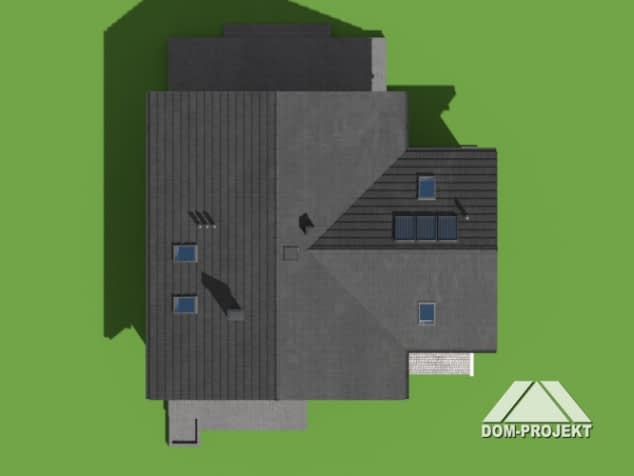 Rzut projektu grochowice 1g dws - Sytuacja