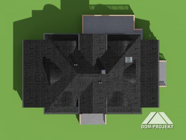 Rzut projektu chmielniki małe 33 dw - Sytuacja