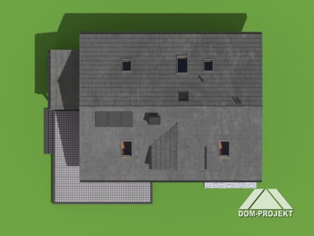 Rzut projektu osiek 303 dw - Sytuacja