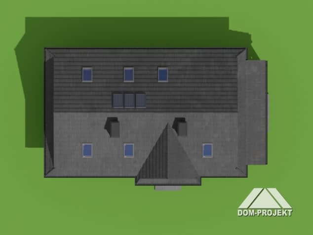 Rzut projektu zawoja dw 25 - Sytuacja