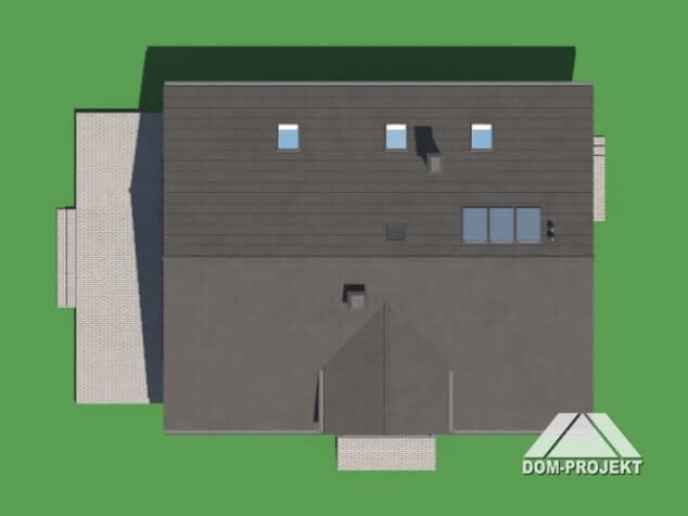 Rzut projektu cedrowo a1mk - Sytuacja