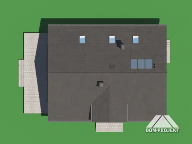 Rzut projektu cedrowo b1mk - Sytuacja