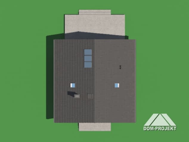 Rzut projektu grodziec aa 70 dw - Sytuacja