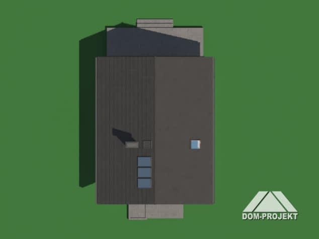 Rzut projektu trzebowice aa 70 - Sytuacja