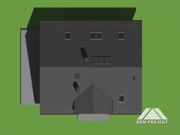 Rzut projektu andrzejówka 22 dw - Sytuacja