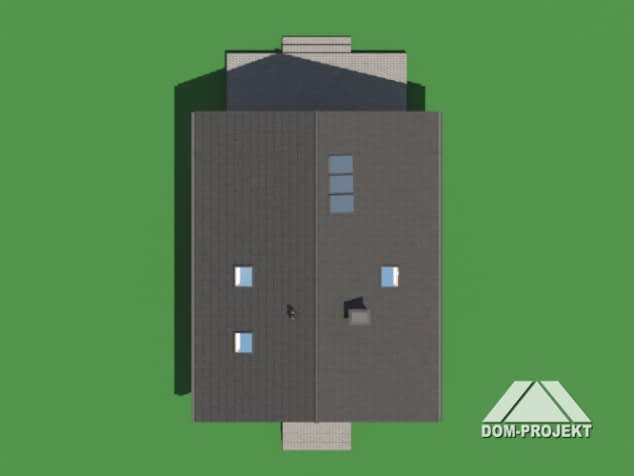 Rzut projektu gąsawa aa 70 dw - Sytuacja