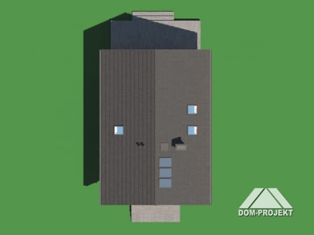 Rzut projektu gronów aa 70 dws - Sytuacja