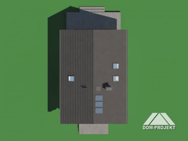 Rzut projektu gronów aa 70 - Sytuacja