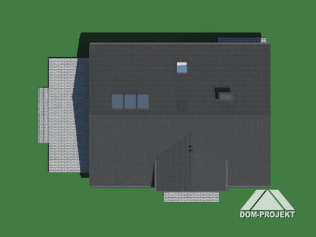 Rzut projektu jarkowo aa 70 - Sytuacja