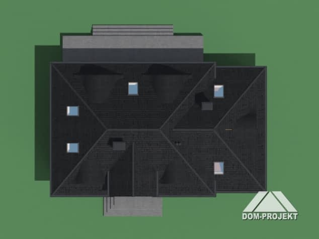 Rzut projektu chmielniki małe dw 97 - Sytuacja