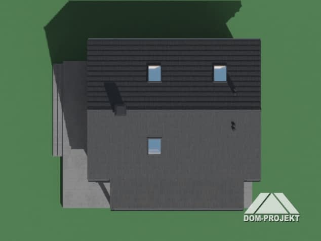 Rzut projektu gajówko 13 dw - Sytuacja