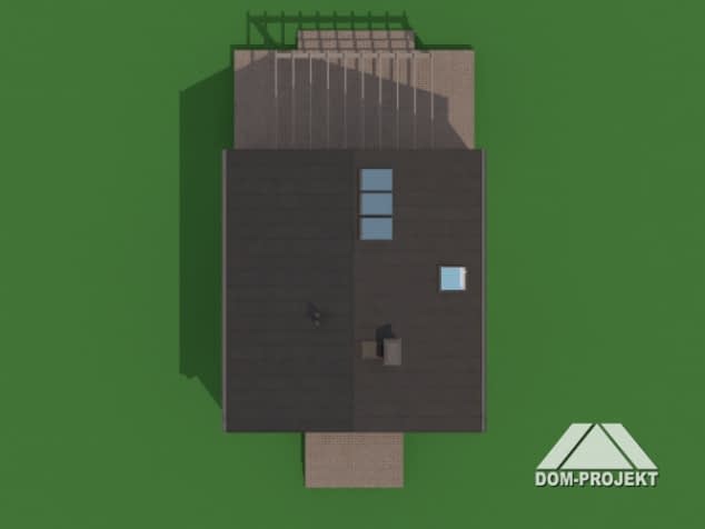 Rzut projektu gryfice bb 70 - Sytuacja