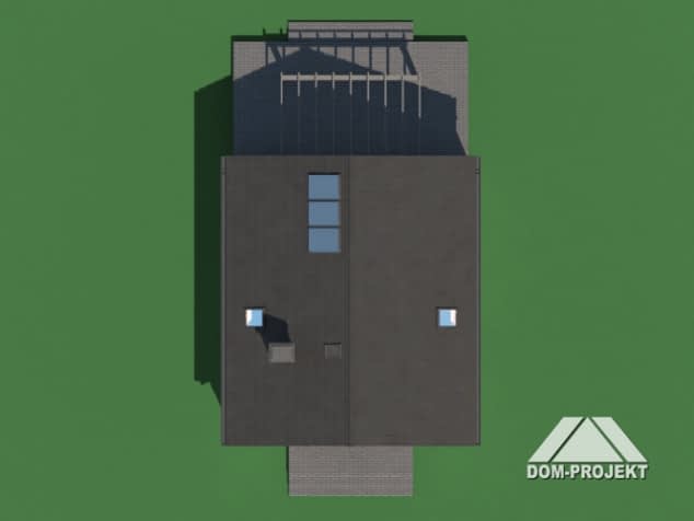 Rzut projektu grodziec bb 70 - Sytuacja