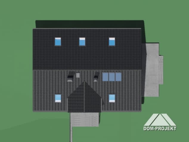 Rzut projektu żarowo 39 m - Sytuacja