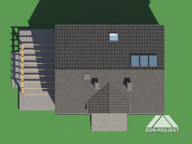 Rzut projektu zawojowo bb 70 dws - Sytuacja