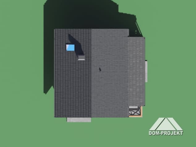 Rzut projektu gajówko 53 dws - Sytuacja