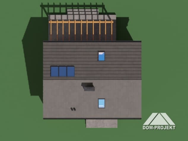 Rzut projektu bobrów aa 70 dws - Sytuacja