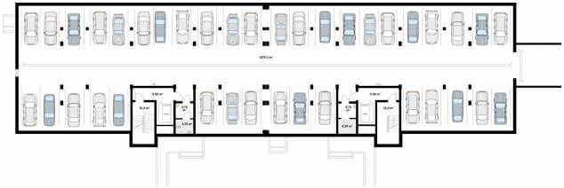 Rzut projektu Kapitalny (SI) - piwnica