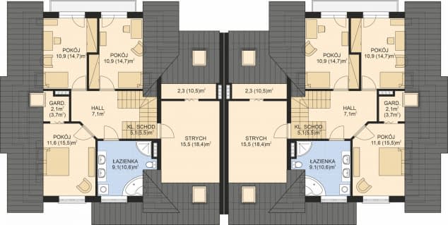 Rzut projektu APS 192 -