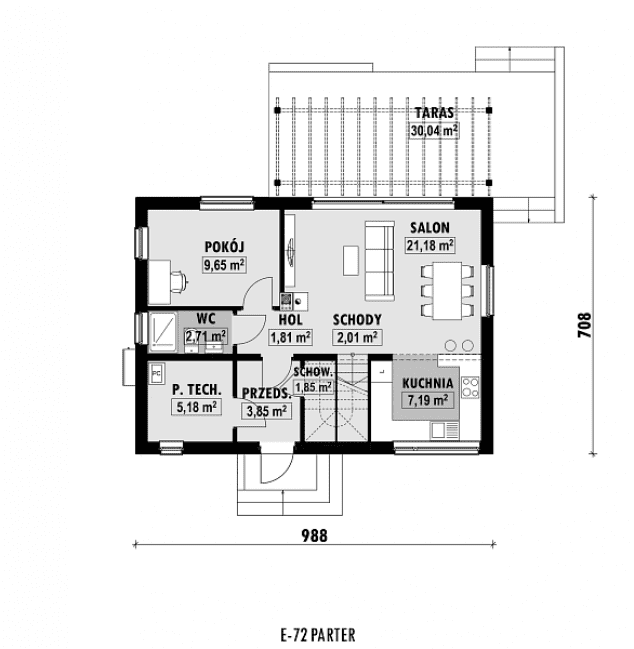 Rzut projektu E-72 -