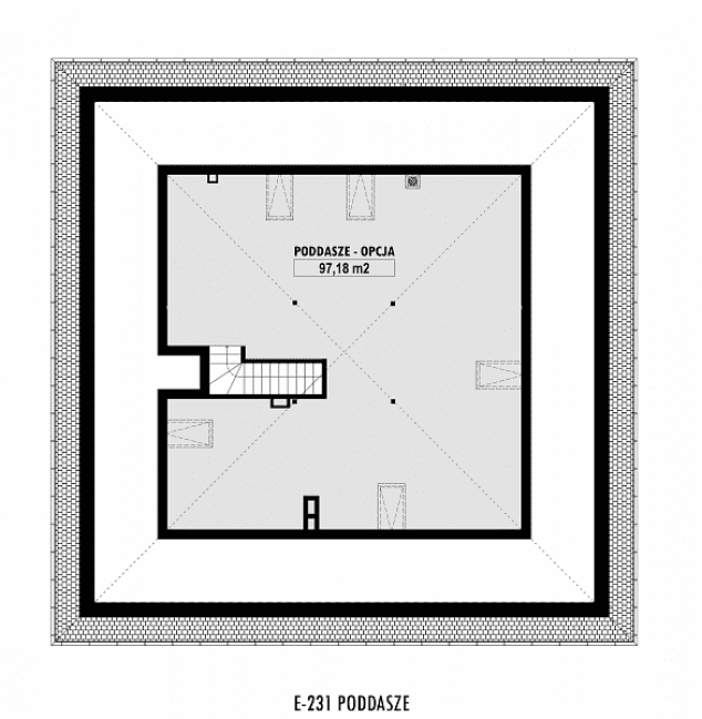 Rzut projektu E-231 -