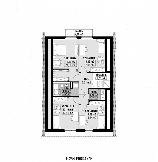 Rzut projektu E-254 -