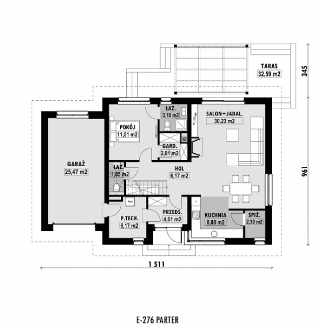 Rzut projektu E-276 -