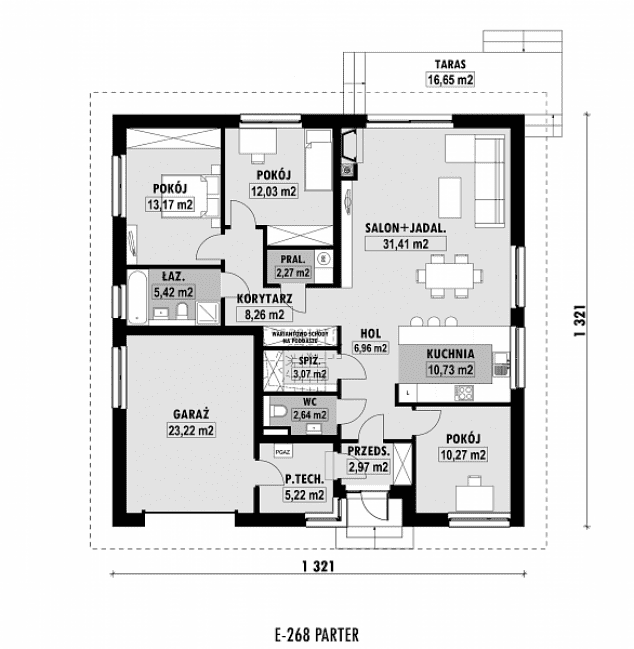 Rzut projektu E-268 -  