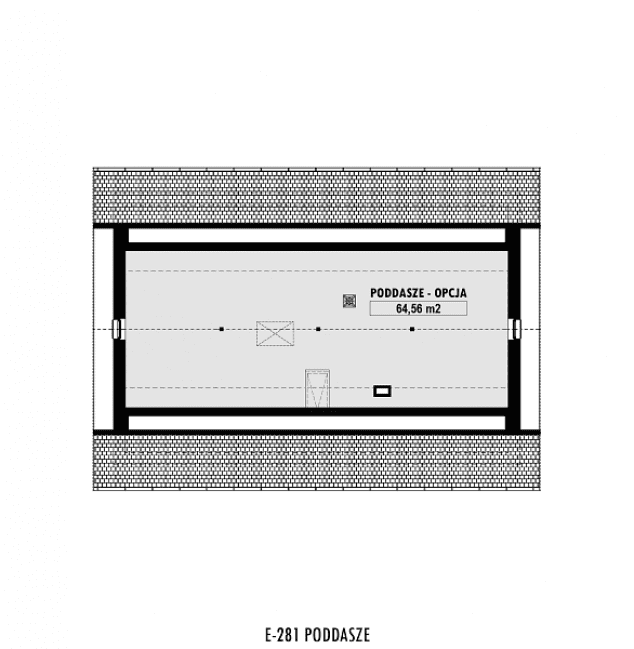 Rzut projektu E-281 -