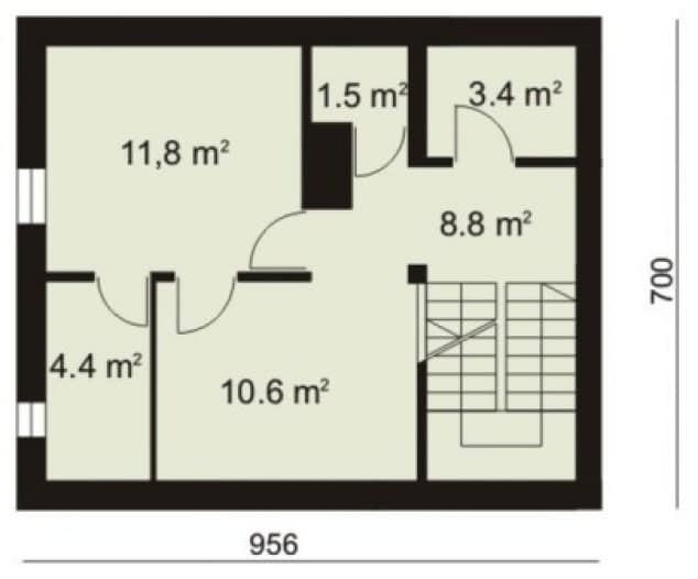 Rzut projektu WB-3340 - 