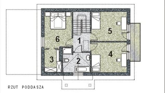 Rzut projektu WB-3473 - 