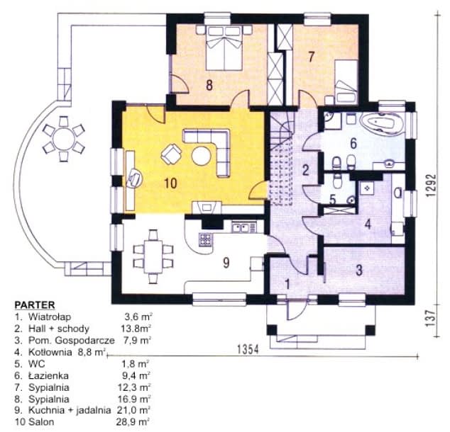 Rzut projektu WB-0064 -
