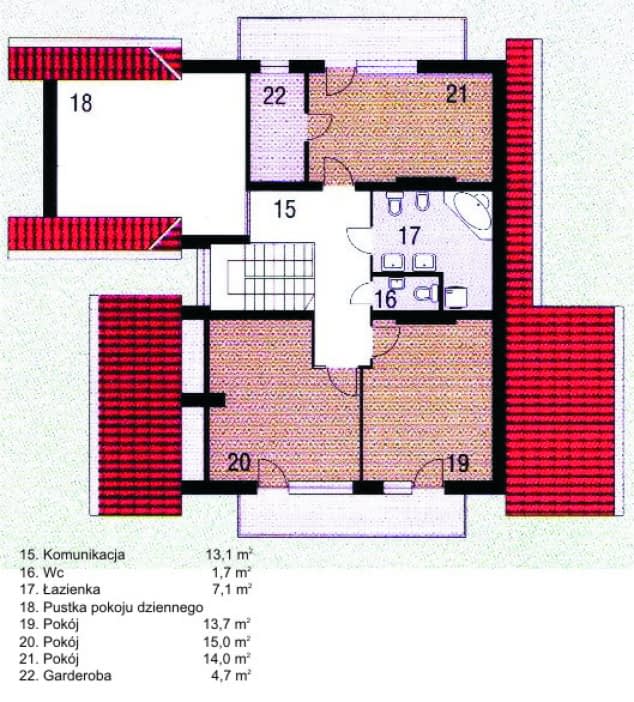 Rzut projektu WB-3324 - Parter