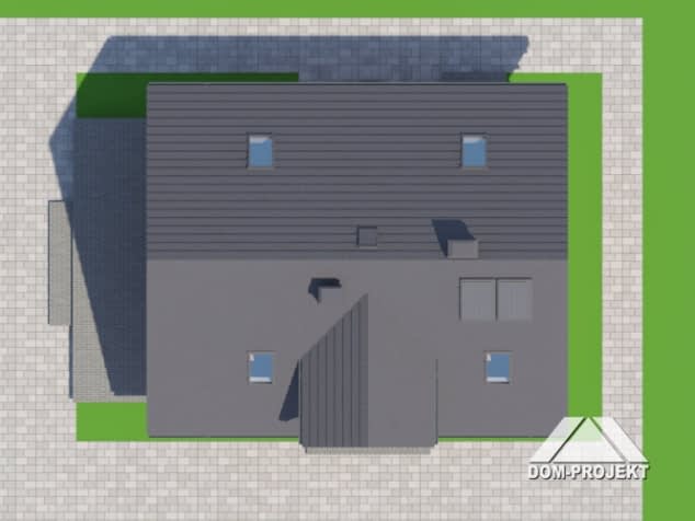 Rzut projektu jaworki 13 dw - Sytuacja