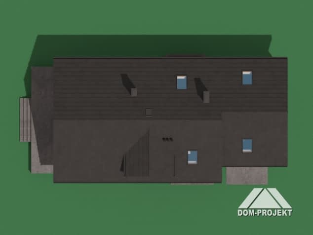 Rzut projektu osiek 41m - Sytuacja