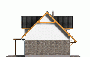 Rzut projektu Koliber - Elewacja